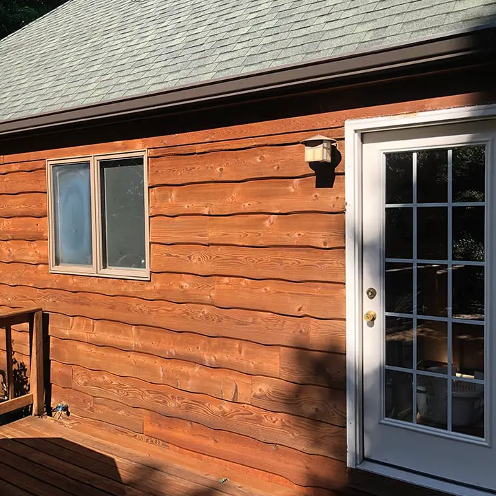 log homes Staining Services